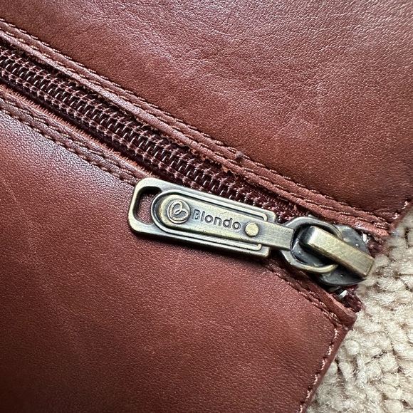 Blondo Brown Heeled Boots - Picture 7 of 12